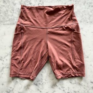 Lululemon Align High Rise Shorts with Pockets 8” (dusty pink rose, size 8)